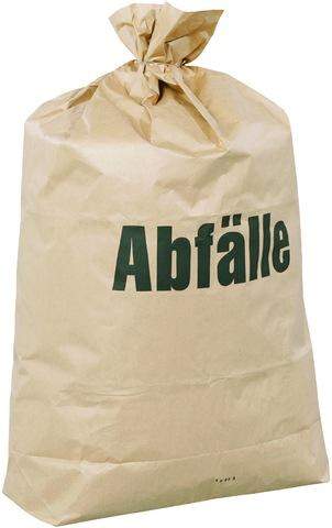 Mülltüten 550x850mm Papier 70g/m² 2lg. 70 Liter braun